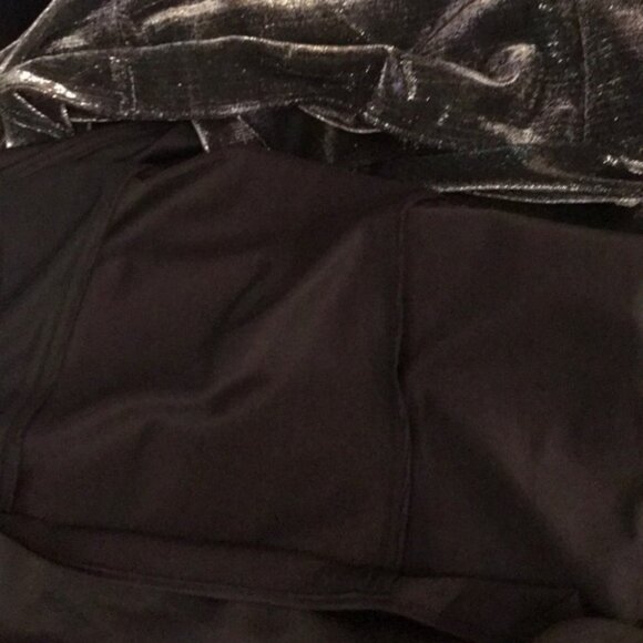 💃✨ All That Jazz Formal Black & Silver Floor-Length Evening Gown | Juniors 5/6 - Picture 8 of 8